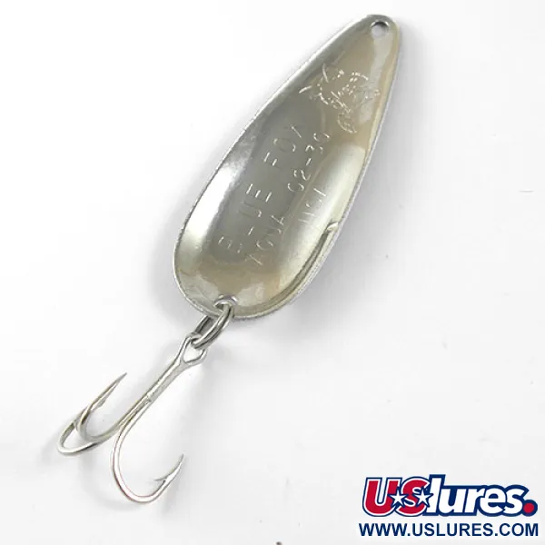 Blue Fox Strobe Aqua Cuillère, Blanc / Noir, 10g, USA, #0921