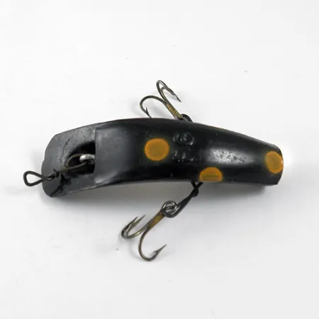 Worden's Lures Flatfish F6 Poisson-nageur, Jaune / Noir, 3g, #0930