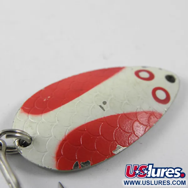 Wright & McGill Pay-Master Cuiller, Rouge/Blanc/Nickel, 7g, #0941