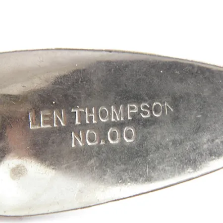 Len Thompson #00 Cuillère, Nickel, 14g, Profil Goutte d'Eau, #0943