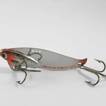 Heddon Sonar 433 Lame Vibrante, Nickel / Rouge, 14g, USA, #0945