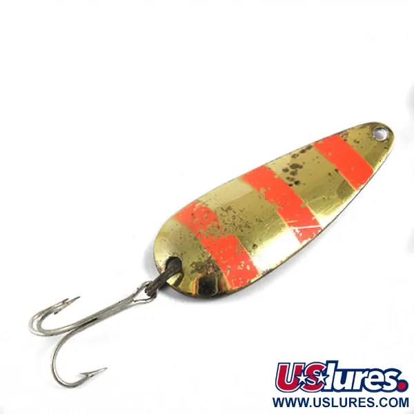 Cuillère Nebco Flash Bait 266, Or/Rouge, 10g, Vintage, #0951