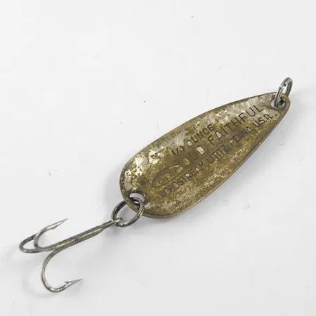 Cuillère Woodstream Old Faithful, Laiton, 7g, Vintage, #0953