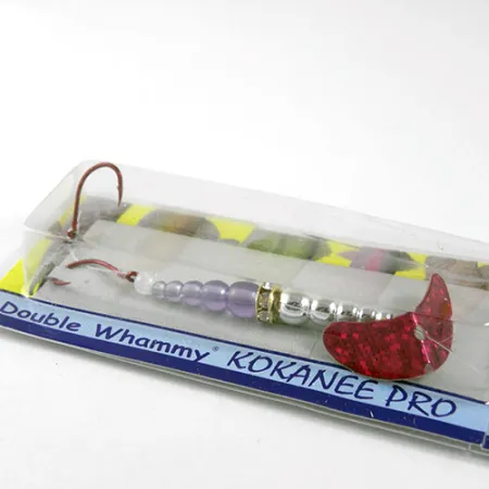 Mack's Lure Double Whammy Montage traîne, Rouge/Nickel, 2g, #0959