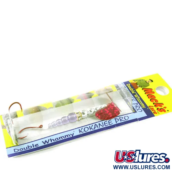 Mack's Lure Double Whammy Montage traîne, Rouge/Nickel, 2g, #0959