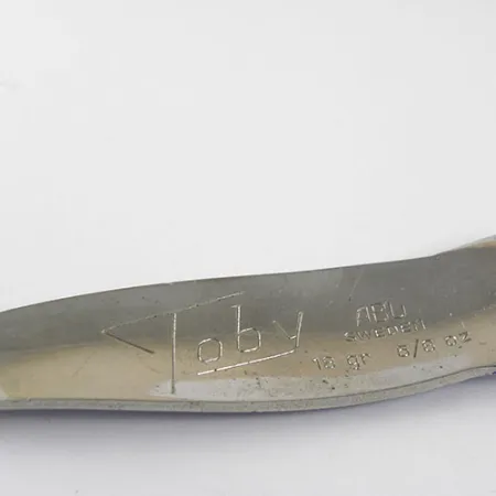 Abu Garcia Abu Toby Cuillère, Nickel / Bleu, 18g, Suède, #0961