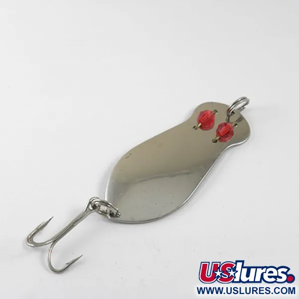 Herter's Waseca Cuillère, Nickel / Yeux Rouges, 14g, #0967