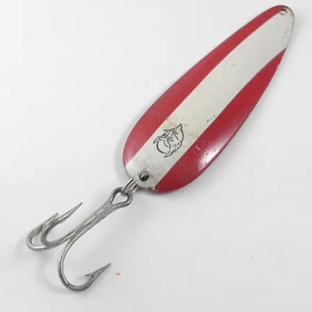 Eppinger Dardevle Cuillère Ondulante, Rouge/Blanc/Nickel, 28g, #0969