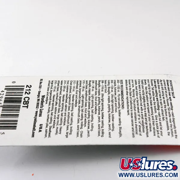 Worden’s Original Rooster Tail Cuiller, Tiger, 7g, Queue plume, #0970