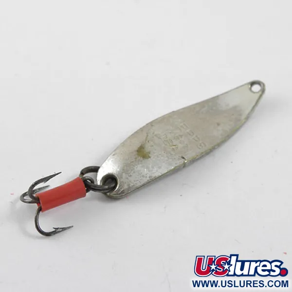 Mepps Syclops 00 Cuillère, Nickel, 4.5g, Graphismes Rouges, #0971