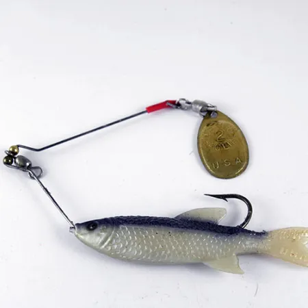 Mepps 2 Original french spinner Spinnerbait, Bleu/Blanc, 15g, #0985