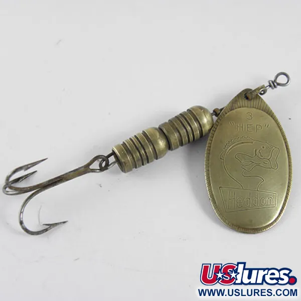 Cuillère Heddon HEP 3, Laiton, 6,5g, Vintage, #0991