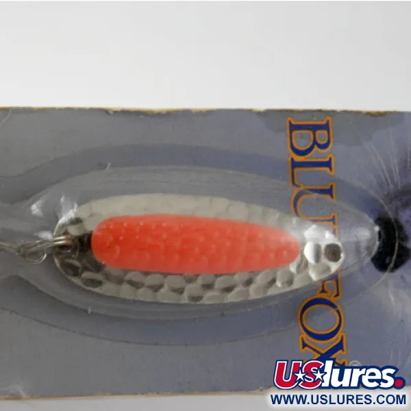Blue Fox Pixee Cuillère, Nickel / Orange, 7g, Insert Œuf, #1009