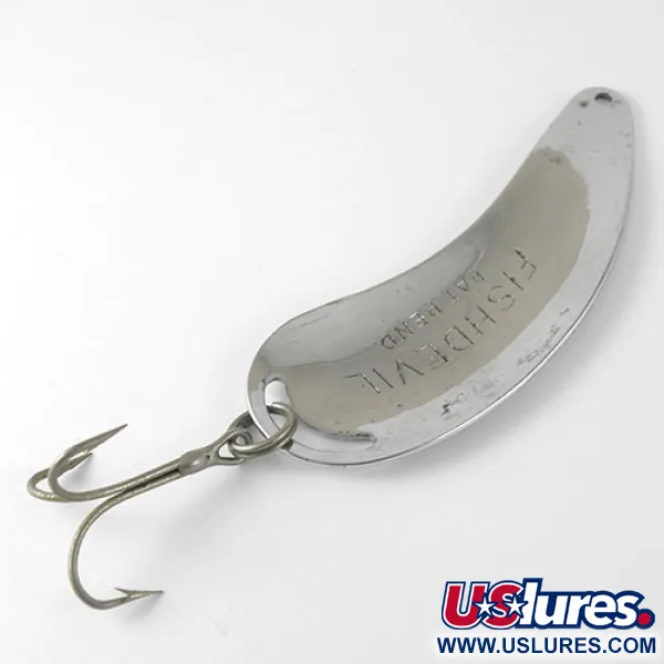 Fish Devil Cuillère, Nickel, 25g, Modèle Vintage, #1010