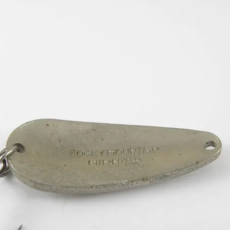 Rocky Mountain minnow Cuillère, Nickel / Bleu, 10g, Vintage, #1012