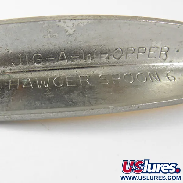 HT Enterprises Jig-A-whooper Hawgler spoon #6 Cuillère, Argent, 21g, #1019