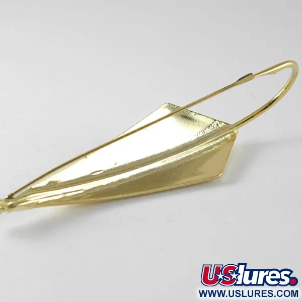 Rebel Weedless ArrowHead Cuillère Anti-Herbe, Or, 14g, plaqué or, #1023
