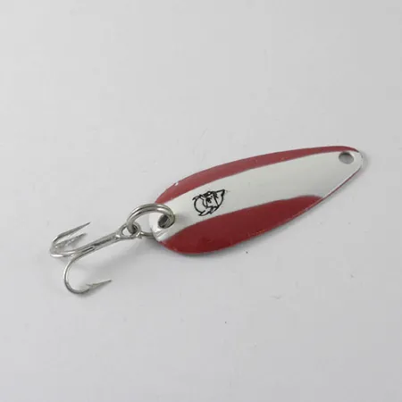Dardevle Midget Trout Cuillère, Rouge / Blanc / Nickel, 2,5g, #1027
