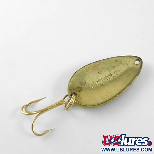 Wright & McGill Pay-Master Cuillère, Jaune/Noir/Laiton, 7g, #1054