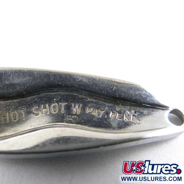 Luhr Jensen Hot Shot W Cuillère, Nickel / Noir, 4.5g, #1055