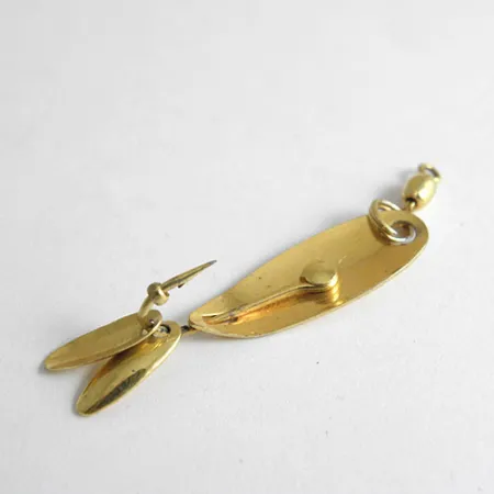 Yakima Bait Hildebrandt Cuillère Anti-herbe, Or, 1,1g, #1074