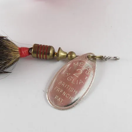 Mepps Aglia 2 dressed Cuiller, Nickel, 4.7g, Poil d'écureuil, #1083