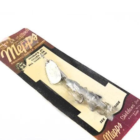 Mepps 3 Comet (with soft bait) Cuiller, Nickel, 17g, Vintage, #1093