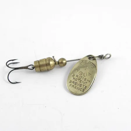 Mepps Aglia 1 Cuiller, Laiton, 3,5g, Brevet Français, #1102