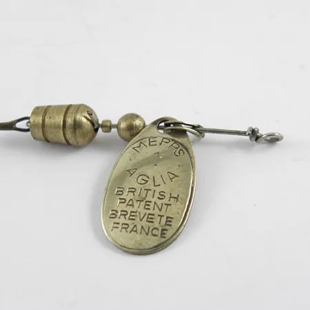 Mepps Aglia 1 Cuiller, Laiton, 3,5g, Brevet Français, #1102