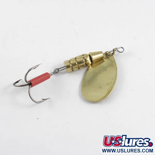 Mepps Aglia 3 Cuiller Tournante, Laiton, 7g, Gaine Rouge, #1104