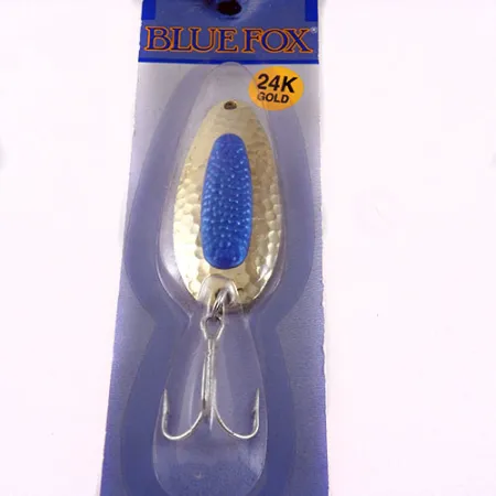 Blue Fox Pixee Cuillère, Or / Bleu, 24g, Insert Œuf, #1109