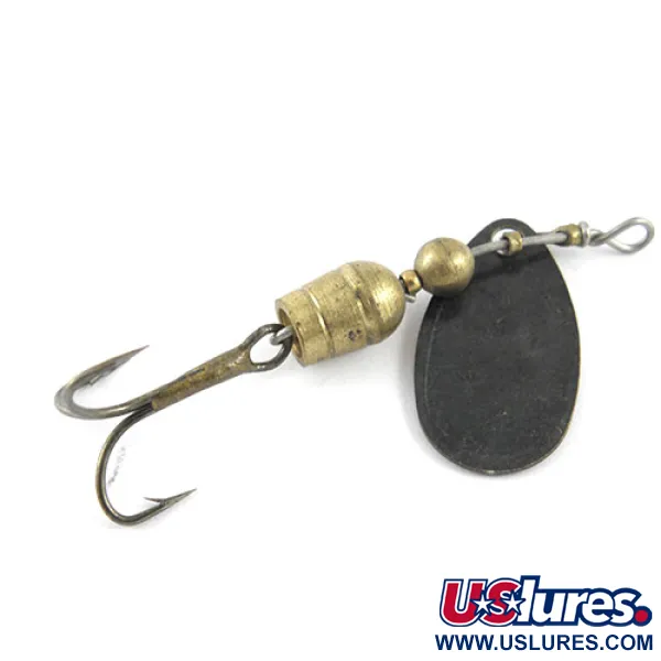 Mepps Aglia 1 Cuillère tournante, Noir, 3,5g, Rotation cône, #1117