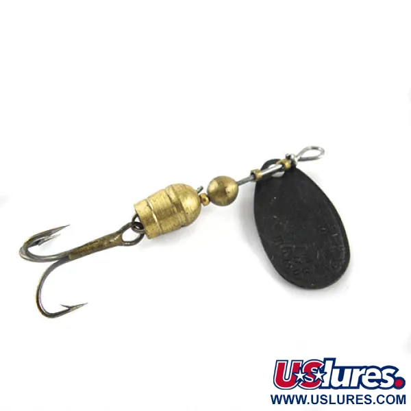 Mepps Aglia 1 Cuillère tournante, Noir, 3,5g, Rotation cône, #1117