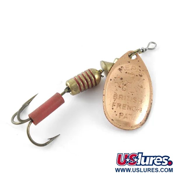 Mepps Aglia 3 Cuiller tournante, Bronze, 7g, Corps laiton, #1131