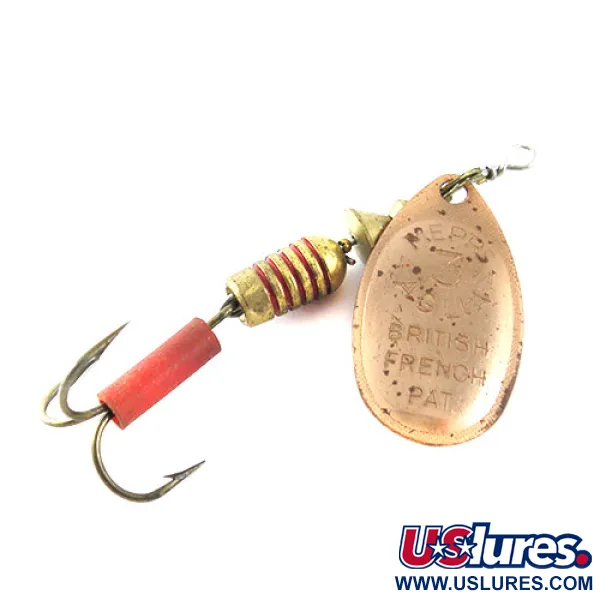 Mepps Aglia 3 Cuiller tournante, Bronze, 7g, Corps laiton, #1131