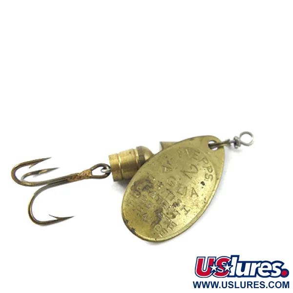 Mepps Aglia 2 Cuiller tournante, Laiton, 4.5g, Design classique, #1143