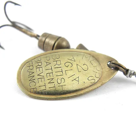 Mepps Aglia 2 Cuiller Tournante, Laiton, 4,5g, Vintage, #1154