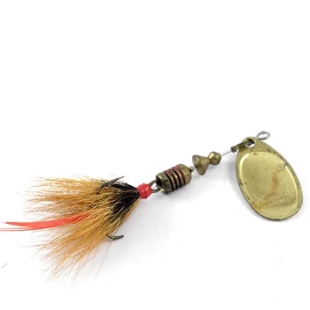 Mepps Aglia 2 dressed Cuiller, Laiton, 4,7g, Hameçon habillé, #1156