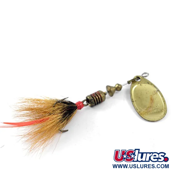 Mepps Aglia 2 dressed Cuiller, Laiton, 4,7g, Hameçon habillé, #1156