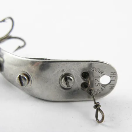 Helin Swimming Spoon 125 Cuillère, Nickel / Frog, 2,5g, Vintage, #1157