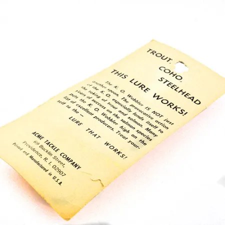 Acme K.O. Wobbler Cuillère, Orange, 14g, Sonic Flipper, #1159