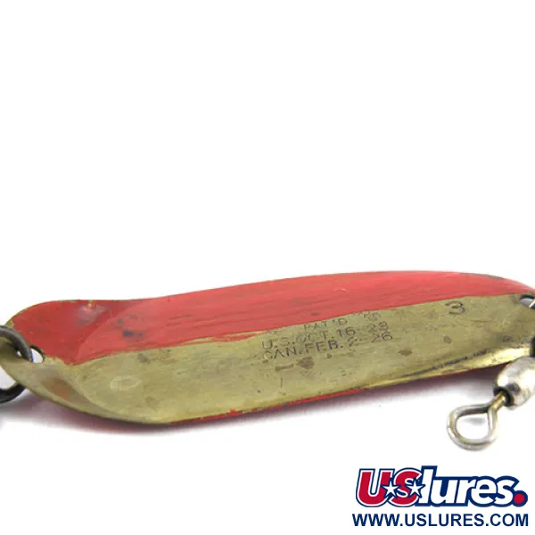 Andy Reekers 3 Cuillère, Laiton, 4,5g, Leurre traîne vintage, #1168