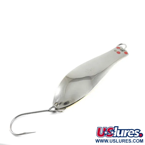 Prescott Spinner Big Doctor 285 Cuillère, Nickel/Or/Rouge, 30g, #1177