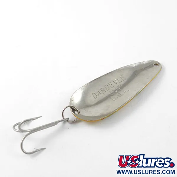 Eppinger Dardevle Imp Cuillère, Orange / Jaune, 11g, Nid d'abeille, #1183