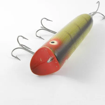 Heddon Lucky 13 Popper, Yellow/Red/Green, 19g, Vintage, #1184