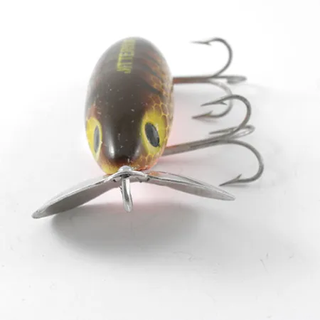Fred Arbogast Jitterbug Leurre Surface, Tiger, 14g, Bavette Alu, #1186