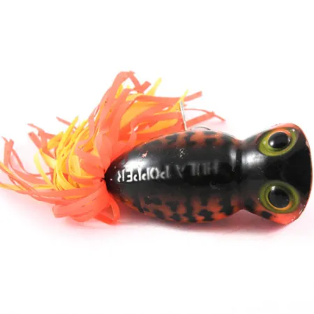 Fred Arbogast Hula Popper Popper, Tiger, 14g, Jupe Caoutchouc, #1189