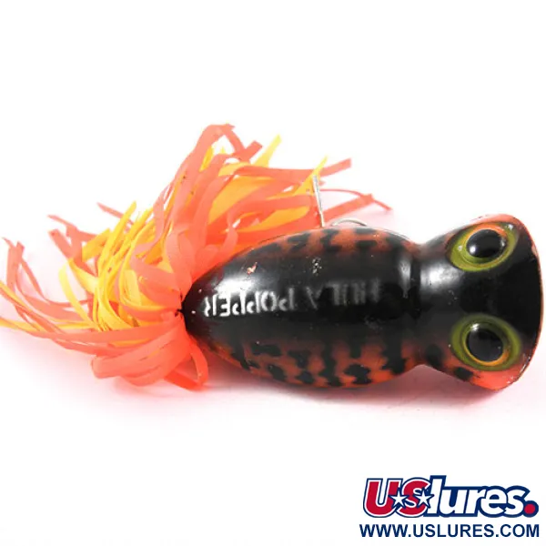 Fred Arbogast Hula Popper Popper, Tiger, 14g, Jupe Caoutchouc, #1189