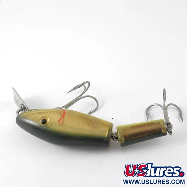 L&S MirrOlure Pike Master Articulé, Jaune / Noir, 17g, #1199