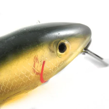 L&S MirrOlure Pike Master Articulé, Jaune / Noir, 17g, #1199